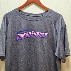 Jacksonville Jumbo Shrimp Shirt Mens Large Gray MILB Baseball BSN Sports 52